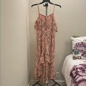 American Rag Pink Floral High Low Dress